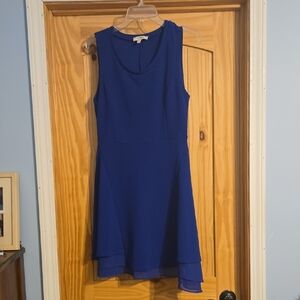 Umgee Cobalt Blue Sleeveless Mini Dress